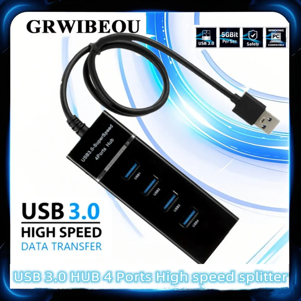 Grwibeou 4-портовый концентратор USB 3.0 Высокоскоростной портативный разветвитель USB 2.0 Совместимый портативный концентратор USB 3.0 Многопортовый расширитель для ПК Компьютерный концентратор
Grwibeou 4-портовый концентратор USB 3.0 Высокоскоростной портативный разветвитель USB 2.0 Совместимый портативный концентратор USB 3.0 Многопортовый расширитель для ПК Компьютерный концентратор