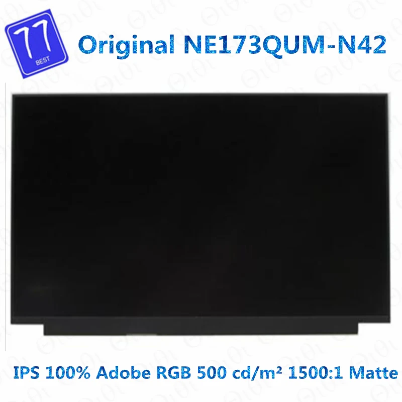 17.3" NE173QUM-N42 V5.0 UHD 4K 40Pins 500 cd/m² 100% NTSC For Lenovo Thinkpad P17 LCD LED Display Screen Matrix FRU 5D10V82354
17.3" NE173QUM-N42 V5.0 UHD 4K 40Pins 500 cd/m² 100% NTSC For Lenovo Thinkpad P17 LCD LED Display Screen Matrix FRU 5D10V82354