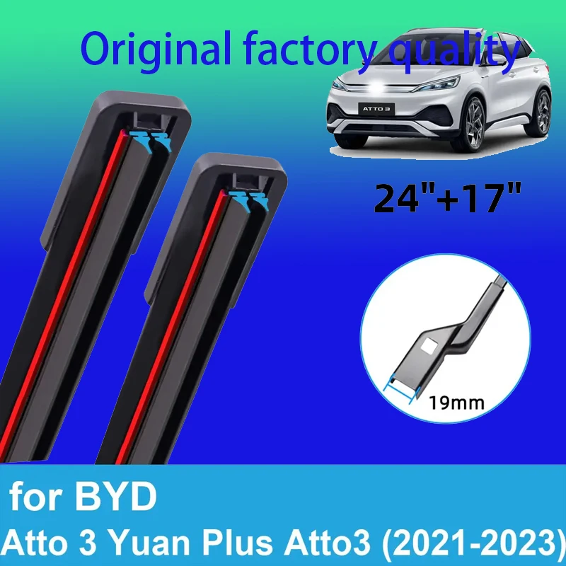 2PCS Car Wiper Blades for 2021-2023 BYD Atto 3 Yuan Plus Atto3 Front Windscreen Windshield Double Rubber Accessories 2022 2023
2PCS Car Wiper Blades for 2021-2023 BYD Atto 3 Yuan Plus Atto3 Front Windscreen Windshield Double Rubber Accessories 2022 2023