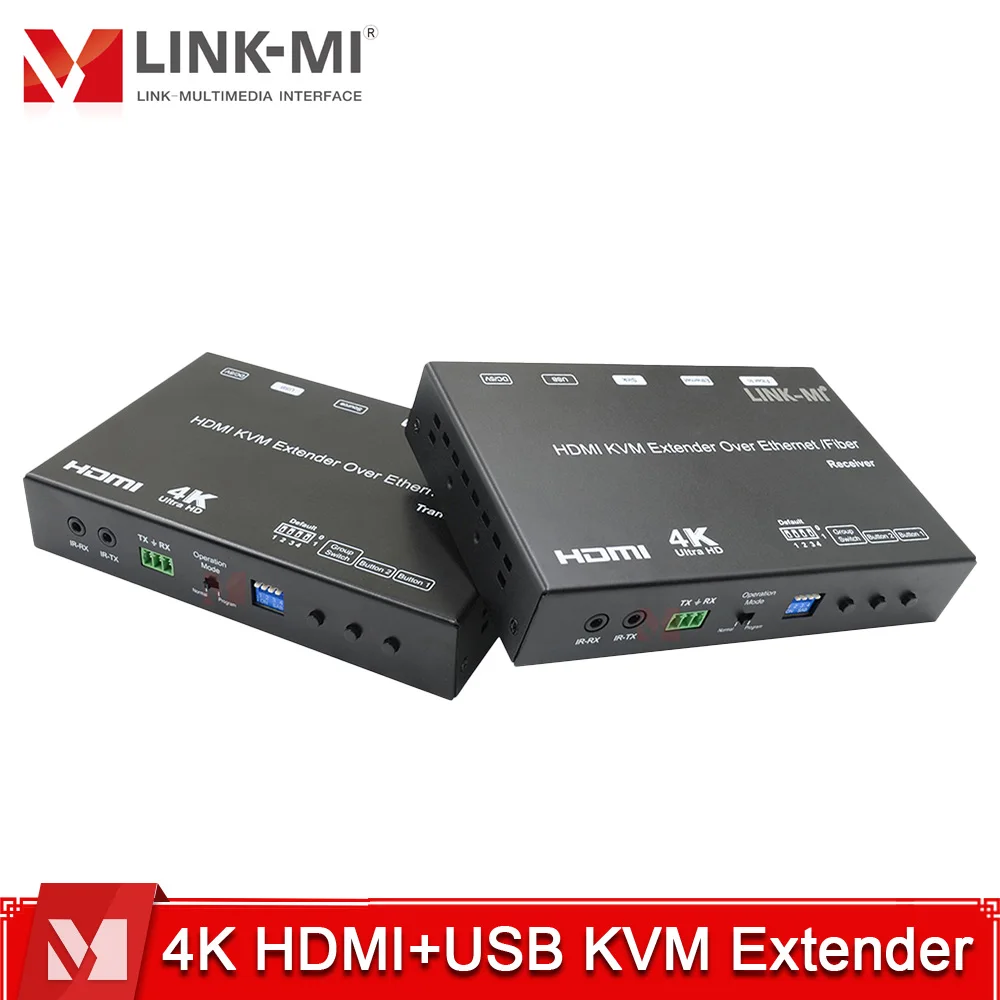 4K HDMI USB KVM-удлинитель через IP, 120 м Cat5e/6 60 км, оптоволокно, кабель 120 м, RS232, IR, 4-битный переключатель для выбора потокового каналов 16 потоковых каналов
4K HDMI USB KVM-удлинитель через IP, 120 м Cat5e/6 60 км, оптоволокно, кабель 120 м, RS232, IR, 4-битный переключатель для выбора потокового каналов 16 потоковых каналов