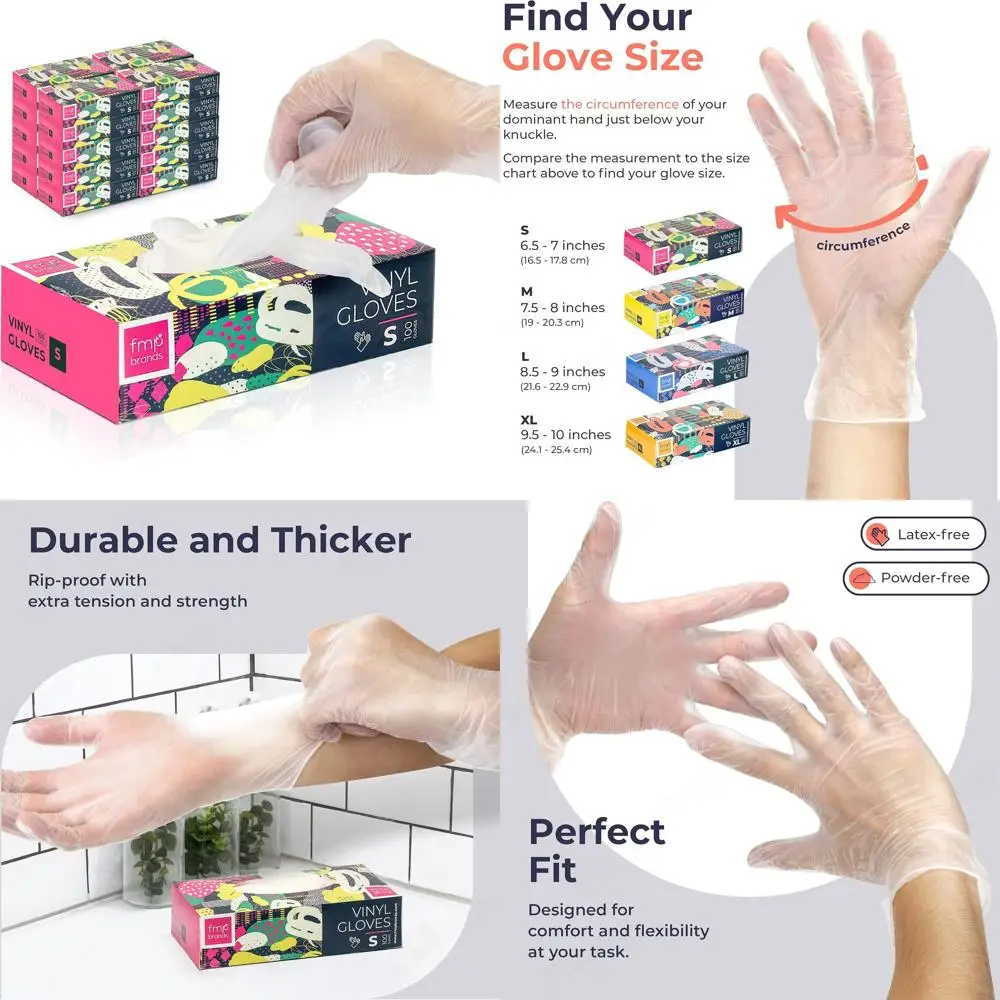 Disposable Latex Gloves, 2000 Pack, Small Size, Powdered, Suitable for Kitchen, Bathroom, Household, and Gardening Use
Disposable Latex Gloves, 2000 Pack, Small Size, Powdered, Suitable for Kitchen, Bathroom, Household, and Gardening Use