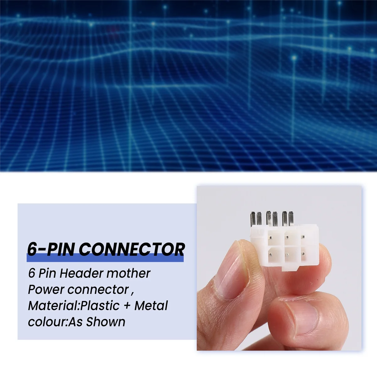 Hot Sale 50Pcs 6-Pin Connector Power Connector Looper for Asic Miner Antminer S9 S9K S9J L3 DR3 T9 Z11 Z9 B7 X3 A4 A9 M3 Z1PRO
Hot Sale 50Pcs 6-Pin Connector Power Connector Looper for Asic Miner Antminer S9 S9K S9J L3 DR3 T9 Z11 Z9 B7 X3 A4 A9 M3 Z1PRO
