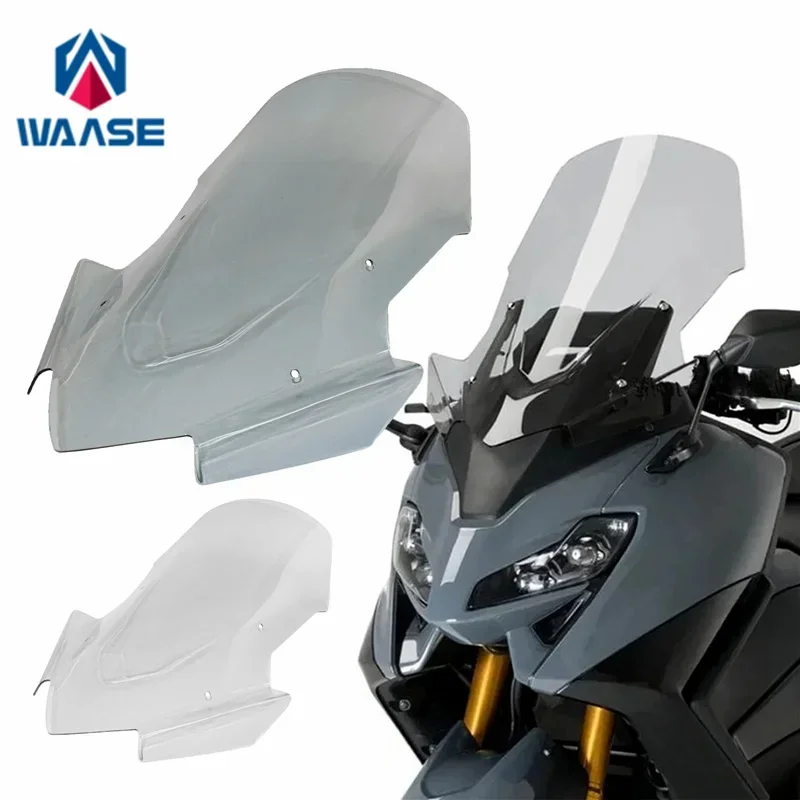 WAASE For Yamaha T-MAX TMAX 560 2022 2023 2024 4mm Thick Windscreen Windshield Wind Deflector Screen Visor Glass Spoiler Fairing
WAASE For Yamaha T-MAX TMAX 560 2022 2023 2024 4mm Thick Windscreen Windshield Wind Deflector Screen Visor Glass Spoiler Fairing