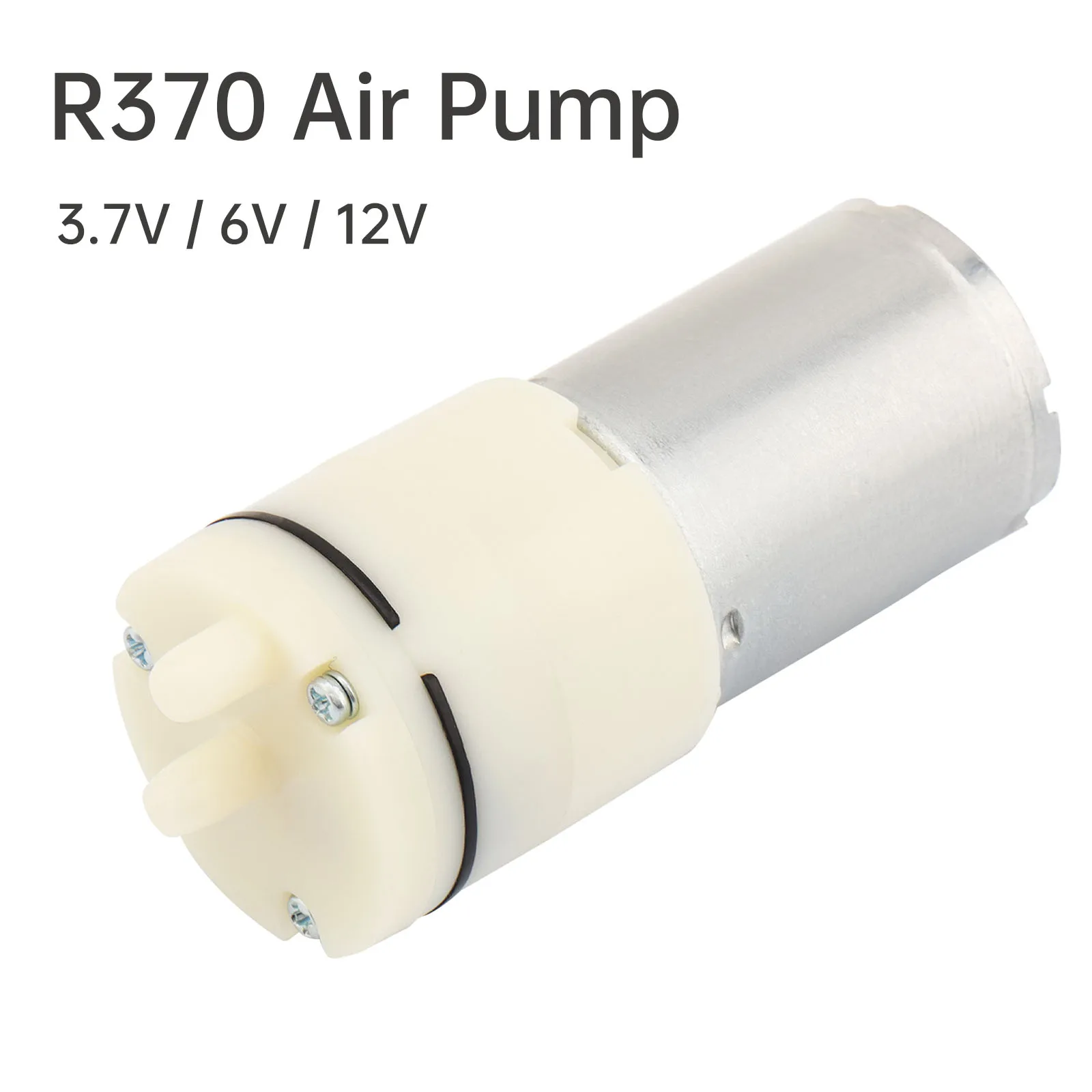 R370 Mini Vacuum Pump Motor 3.7V / 6V /12V Mini Air Pump Air Diaphragm Pump Micro Vacuum Booster Motor Flow 0.5 - 2.5L/min
R370 Mini Vacuum Pump Motor 3.7V / 6V /12V Mini Air Pump Air Diaphragm Pump Micro Vacuum Booster Motor Flow 0.5 - 2.5L/min