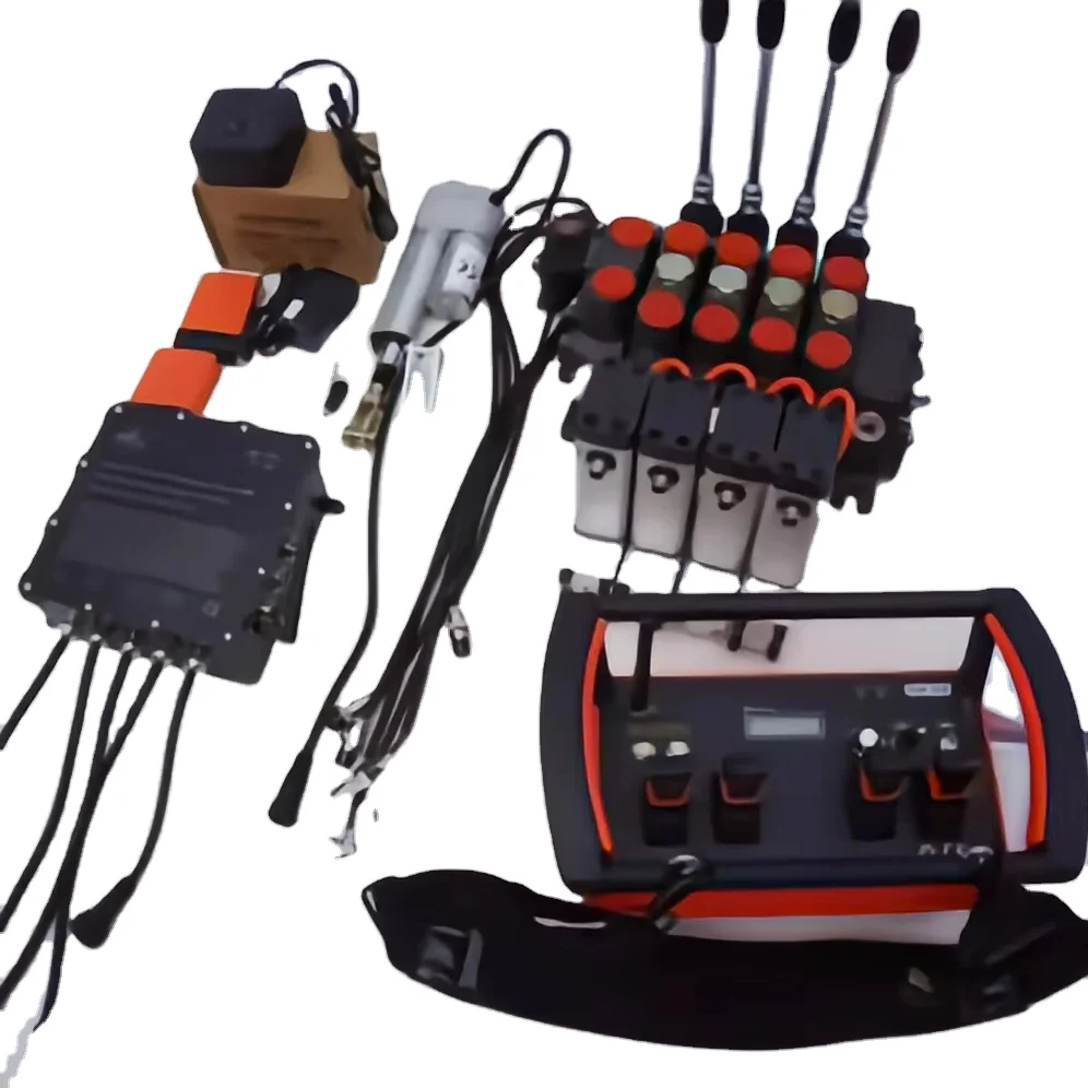 2025 RunZhe Proportional Hydraulic Valve 12V/24V With 4 Operating Levers Remote Controls
2025 RunZhe Proportional Hydraulic Valve 12V/24V With 4 Operating Levers Remote Controls