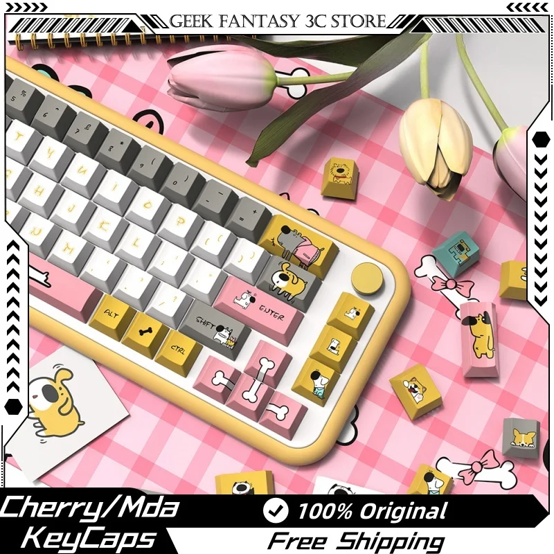 Dog Lovely Theme Keycaps 138/158 Key Cherry/Mda Profile Pbt Thermal Sublimation Mechanical Keyboard Cartoon Game Anime Keycaps
Dog Lovely Theme Keycaps 138/158 Key Cherry/Mda Profile Pbt Thermal Sublimation Mechanical Keyboard Cartoon Game Anime Keycaps