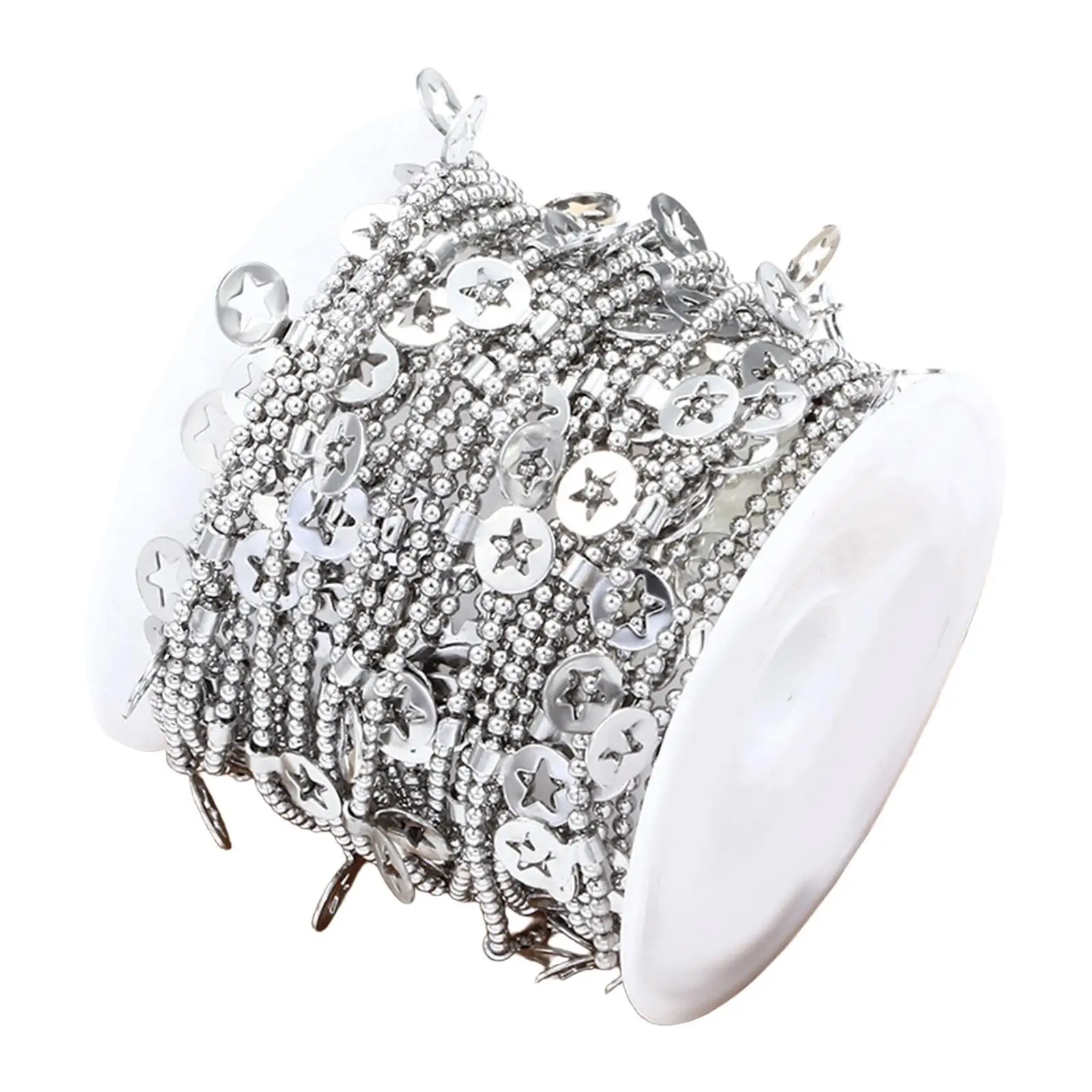 Star Chains Stainless Steel Link Chains DIY Craft 196.85inch for Women,Handmade,Jewelry Findings for Bracelet Necklace Decor
Star Chains Stainless Steel Link Chains DIY Craft 196.85inch for Women,Handmade,Jewelry Findings for Bracelet Necklace Decor