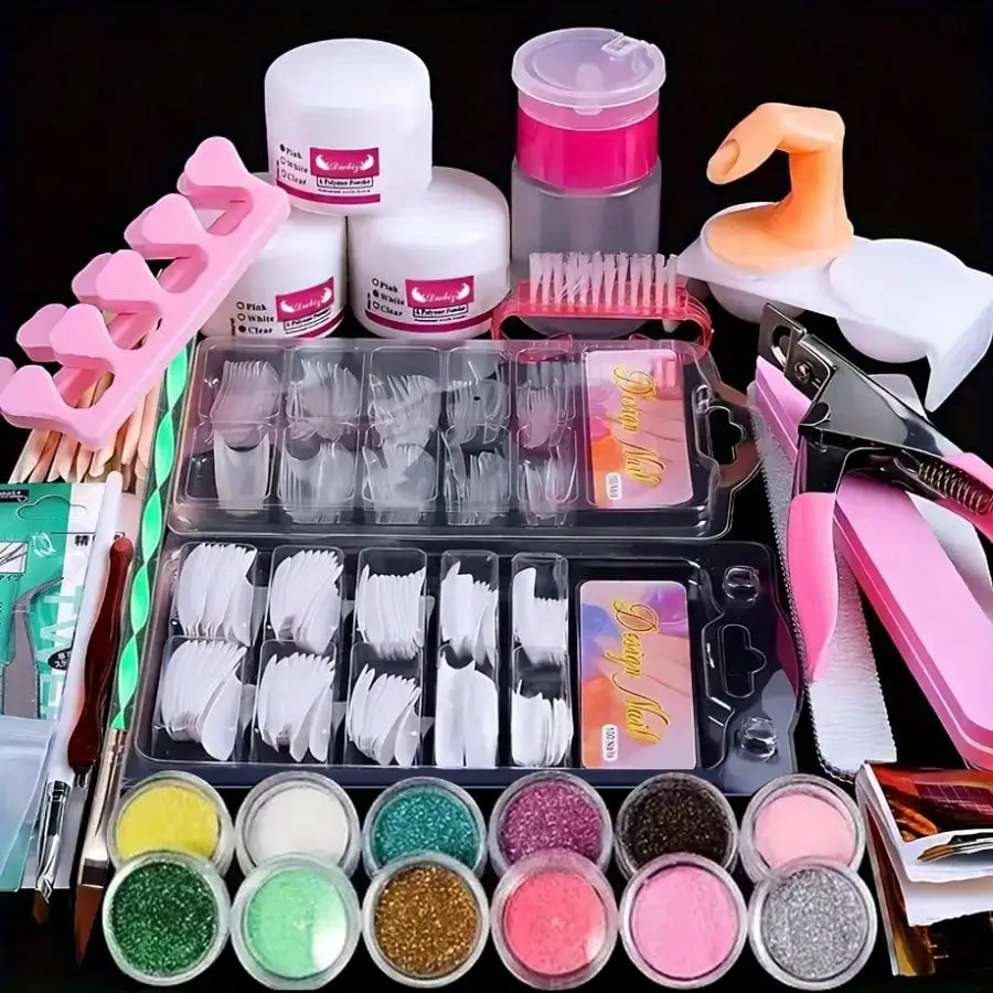 Acrylic Nail Kit For Beginners 12 Color Glitter Acrylic Powder White Clear Pink Acrylic Powder Nails Extension Professional Nails Kit Acrylic Set Manicure Tools Acrylic Supplies For Women(Without Acrylic Liquid)
Acrylic Nail Kit For Beginners 12 Color Glitter Acrylic Powder White Clear Pink Acrylic Powder Nails Extension Professional Nails Kit Acrylic Set Manicure Tools Acrylic Supplies For Women(Without Acrylic Liquid)