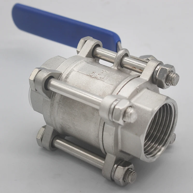 Free Shipping 1/2" 3/4" 1" 1-1/4" 1-1/2" 2" Stainless Steel BSP Thread Ball Valve Three-Piece Ball Valve
Free Shipping 1/2" 3/4" 1" 1-1/4" 1-1/2" 2" Stainless Steel BSP Thread Ball Valve Three-Piece Ball Valve