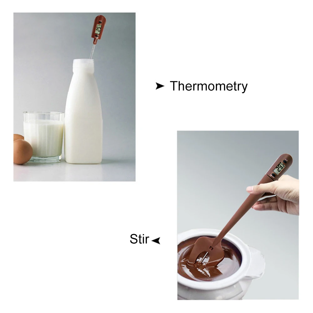 Цифровой термометр-лопатка для приготовления пищи и кондитерских изделий, электронный термометр-мешалка из силикона для перемешивания продуктов
Цифровой термометр-лопатка для приготовления пищи и кондитерских изделий, электронный термометр-мешалка из силикона для перемешивания продуктов