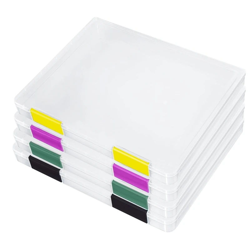 4PCS A4 File Portable Project Case,Portable A4 File Box Plastic Scrapbook Paper Storage Box For 8.5X11inch Letter Paper Durable
4PCS A4 File Portable Project Case,Portable A4 File Box Plastic Scrapbook Paper Storage Box For 8.5X11inch Letter Paper Durable
