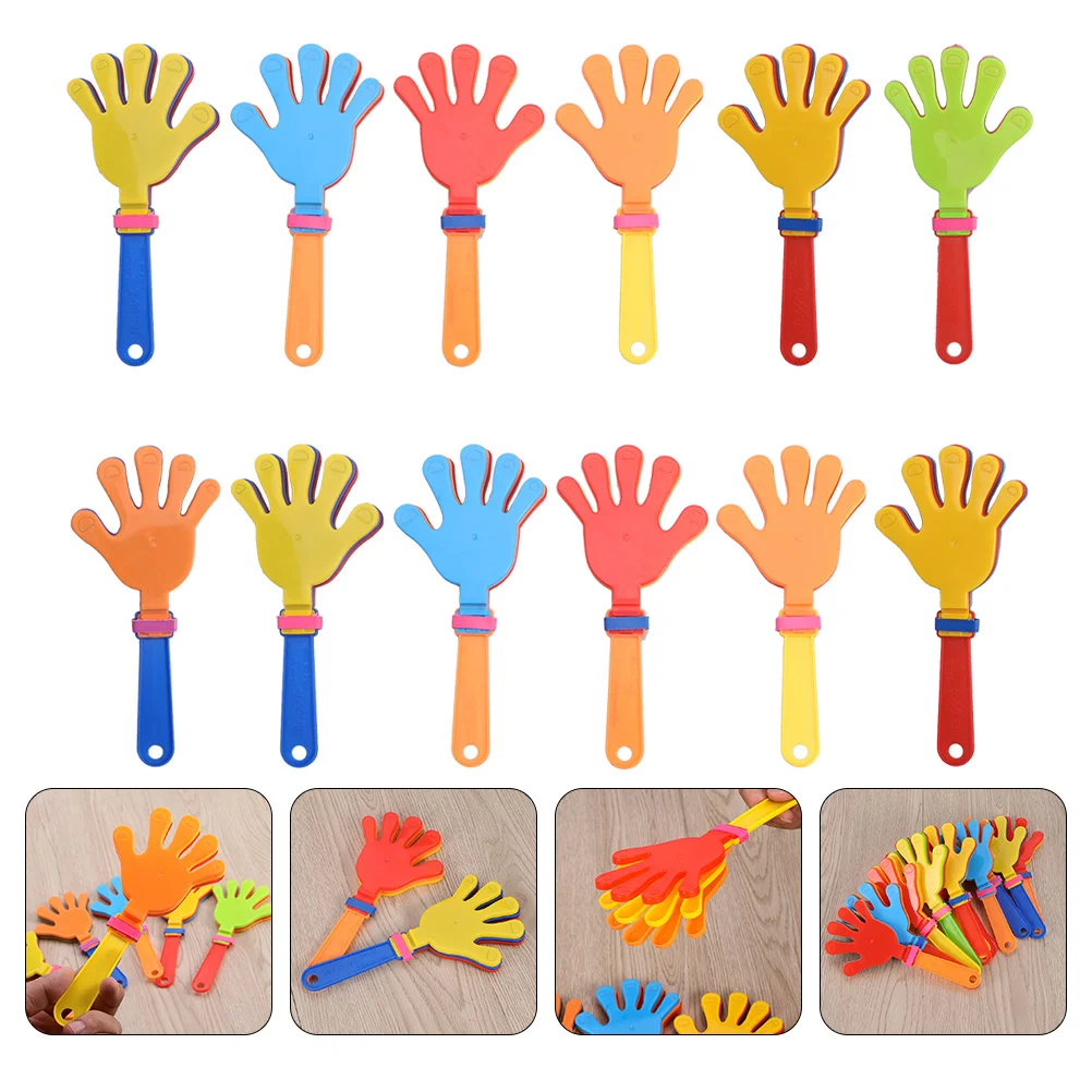 12PCS Plastic Hand Clapper Kids Children Party Favor Kids Noisemaker Toy Hand Noisemaker Applause Maker
12PCS Plastic Hand Clapper Kids Children Party Favor Kids Noisemaker Toy Hand Noisemaker Applause Maker