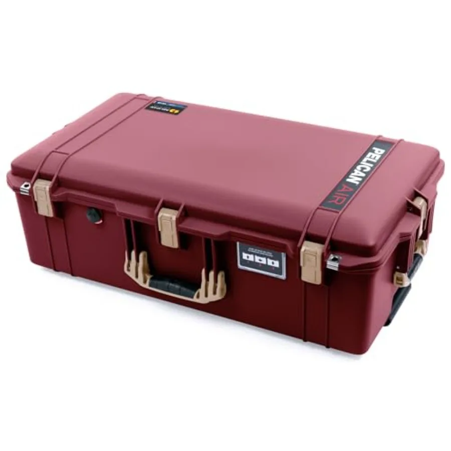 Pelican Air 1615 Case for professional equipment transport, lightweight polypropylene, oxblood color, push-button latch system
Pelican Air 1615 Case for professional equipment transport, lightweight polypropylene, oxblood color, push-button latch system