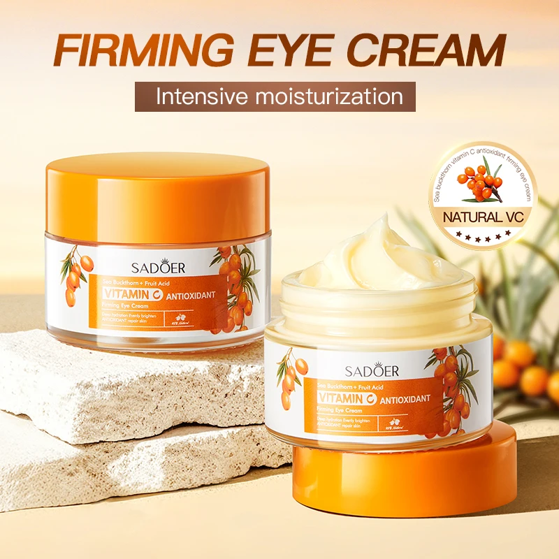 SADOER Sea Buckthorn Vitamin C Repairing Face Cream Moisturizing Shrink Pores Oil Control Brightening Skin Cream Skin Care
SADOER Sea Buckthorn Vitamin C Repairing Face Cream Moisturizing Shrink Pores Oil Control Brightening Skin Cream Skin Care