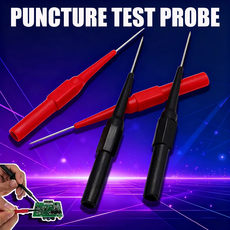 30V AutoSilicone Probe Diagnostic Tool Multimeter Test Lead Extender Back-Piercing Needle Probe 1-4PCS Vehicle Maintenance Tool
30V AutoSilicone Probe Diagnostic Tool Multimeter Test Lead Extender Back-Piercing Needle Probe 1-4PCS Vehicle Maintenance Tool