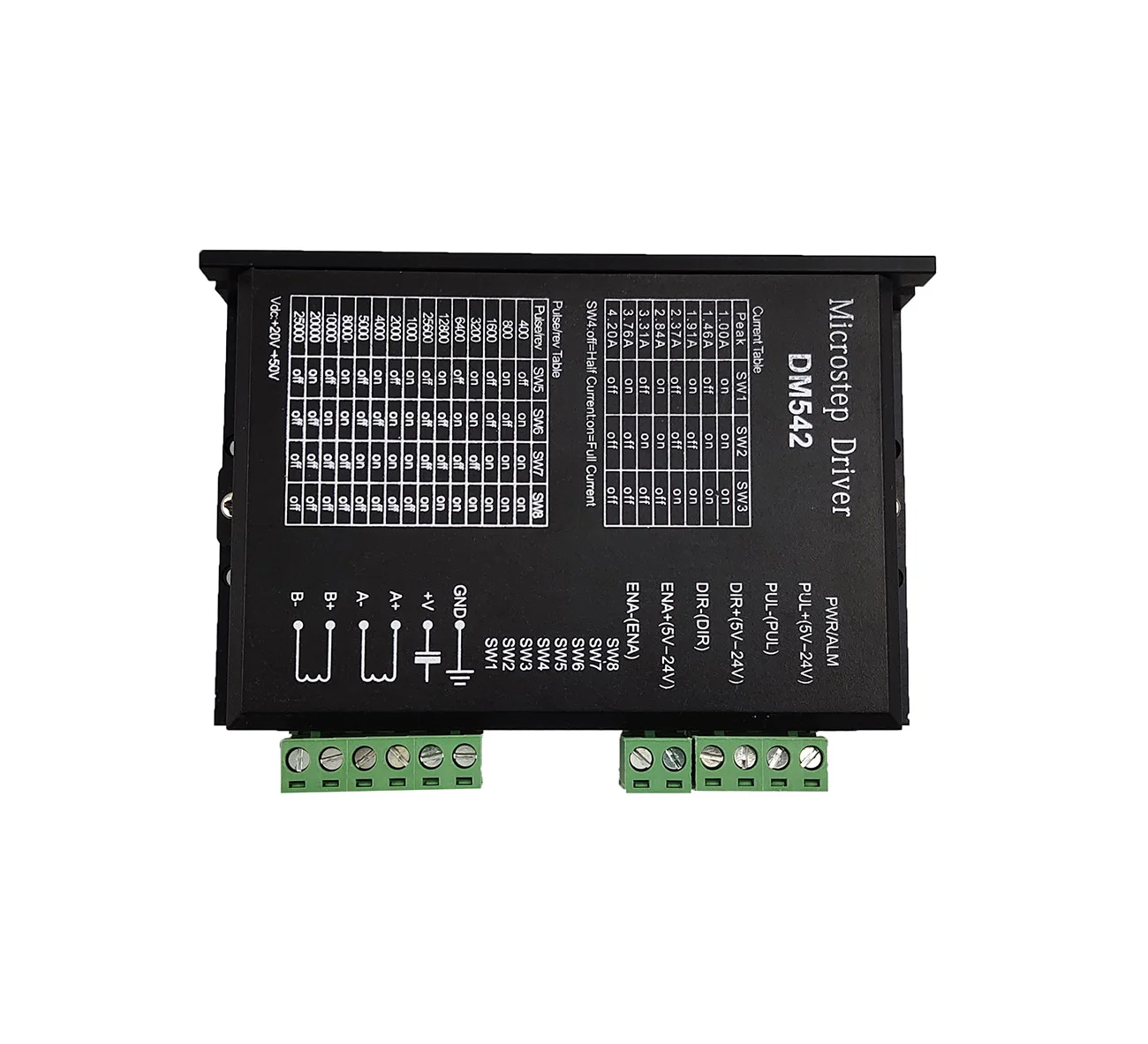 Leadshine stepper motor driver DM542 2-phase Digital Stepper Motor Driver 18-48 VDC Max. 4.2A for 57 86 Series Motor
Leadshine stepper motor driver DM542 2-phase Digital Stepper Motor Driver 18-48 VDC Max. 4.2A for 57 86 Series Motor