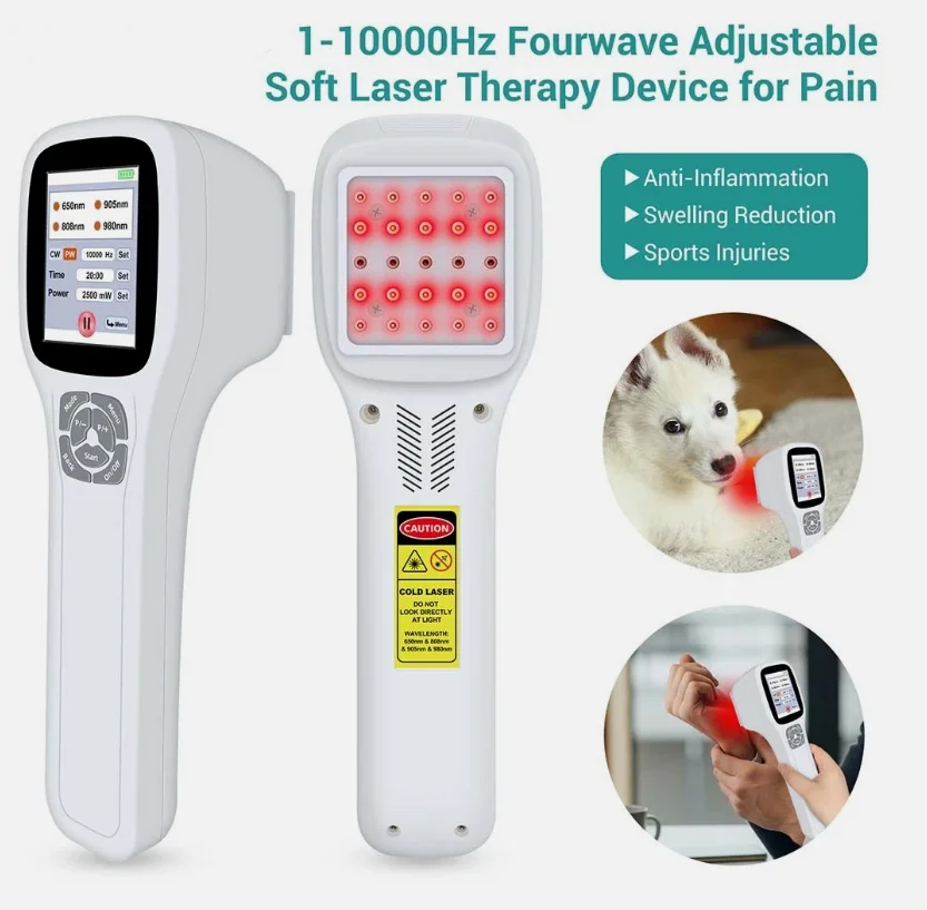 NEWMedical Grade 650nm 808nm 980nm Cold Therapy Device for Rhinitis Joint Pain Hemorrhoids VeterinaryGOOD
NEWMedical Grade 650nm 808nm 980nm Cold Therapy Device for Rhinitis Joint Pain Hemorrhoids VeterinaryGOOD