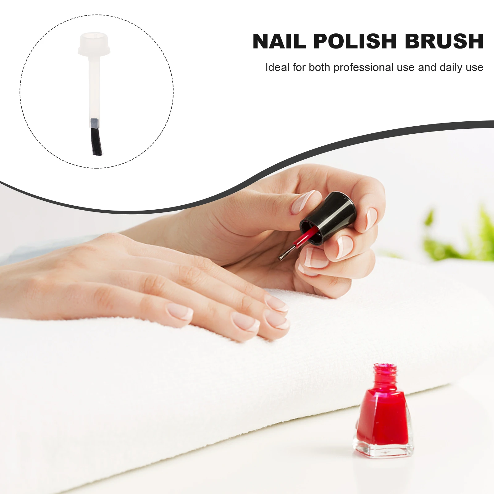20 Pcs Nail Brushes Polish Bottle Gel Shop Supplies Refill Replacement Black Man
20 Pcs Nail Brushes Polish Bottle Gel Shop Supplies Refill Replacement Black Man