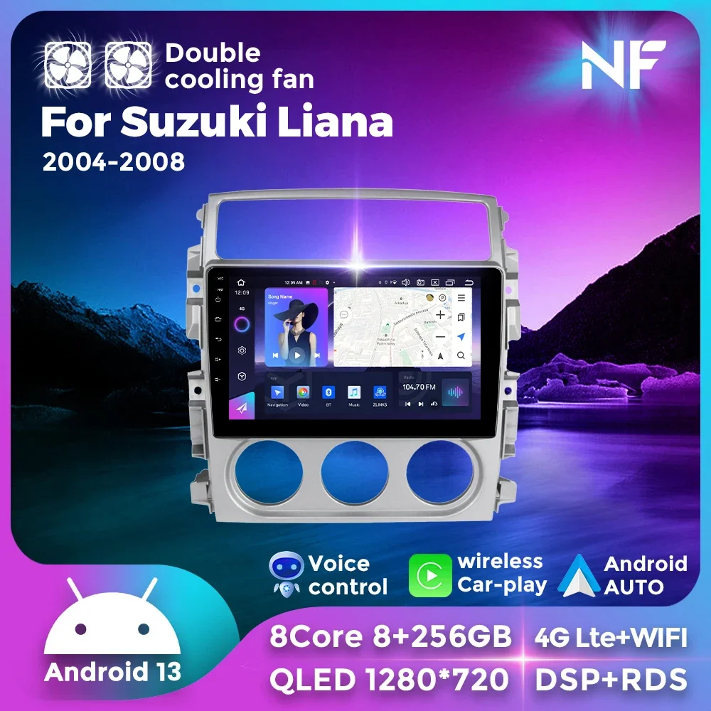 7862S QLED Screen Car Stereo for Suzuki LIANA 2004 - 2013 Carplay Automotive Multimedia Central Radio 2 Din Video Player WIFI 4G
7862S QLED Screen Car Stereo for Suzuki LIANA 2004 - 2013 Carplay Automotive Multimedia Central Radio 2 Din Video Player WIFI 4G