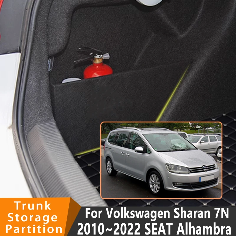 Auto Accessories For Volkswagen Sharan SEAT Alhamb 2010~2022 Car Organizer Trunk Side Partition Trunk Interior Storage Box Parts
Auto Accessories For Volkswagen Sharan SEAT Alhamb 2010~2022 Car Organizer Trunk Side Partition Trunk Interior Storage Box Parts