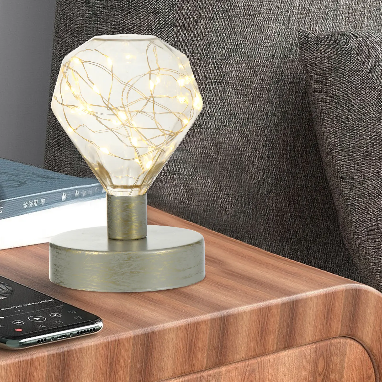 1Pcs Nordic Style LED Desktop Lamp Copper Wire Design Home Decor Night Light for Bedroom Living Room Balcony Portable Battery
1Pcs Nordic Style LED Desktop Lamp Copper Wire Design Home Decor Night Light for Bedroom Living Room Balcony Portable Battery