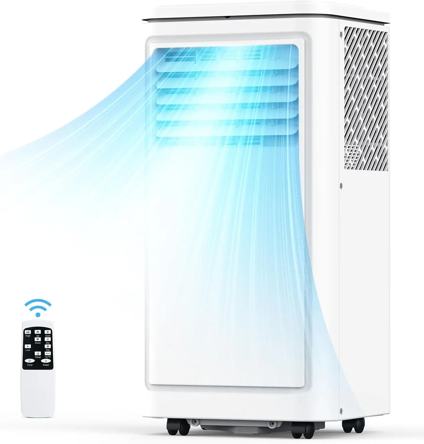 10000BTU Portable Air Conditioners, Portable AC Cool up to 450 Sq.Ft, 4 Modes Room Air Conditioner with Remote/LED Display/24Hrs
10000BTU Portable Air Conditioners, Portable AC Cool up to 450 Sq.Ft, 4 Modes Room Air Conditioner with Remote/LED Display/24Hrs