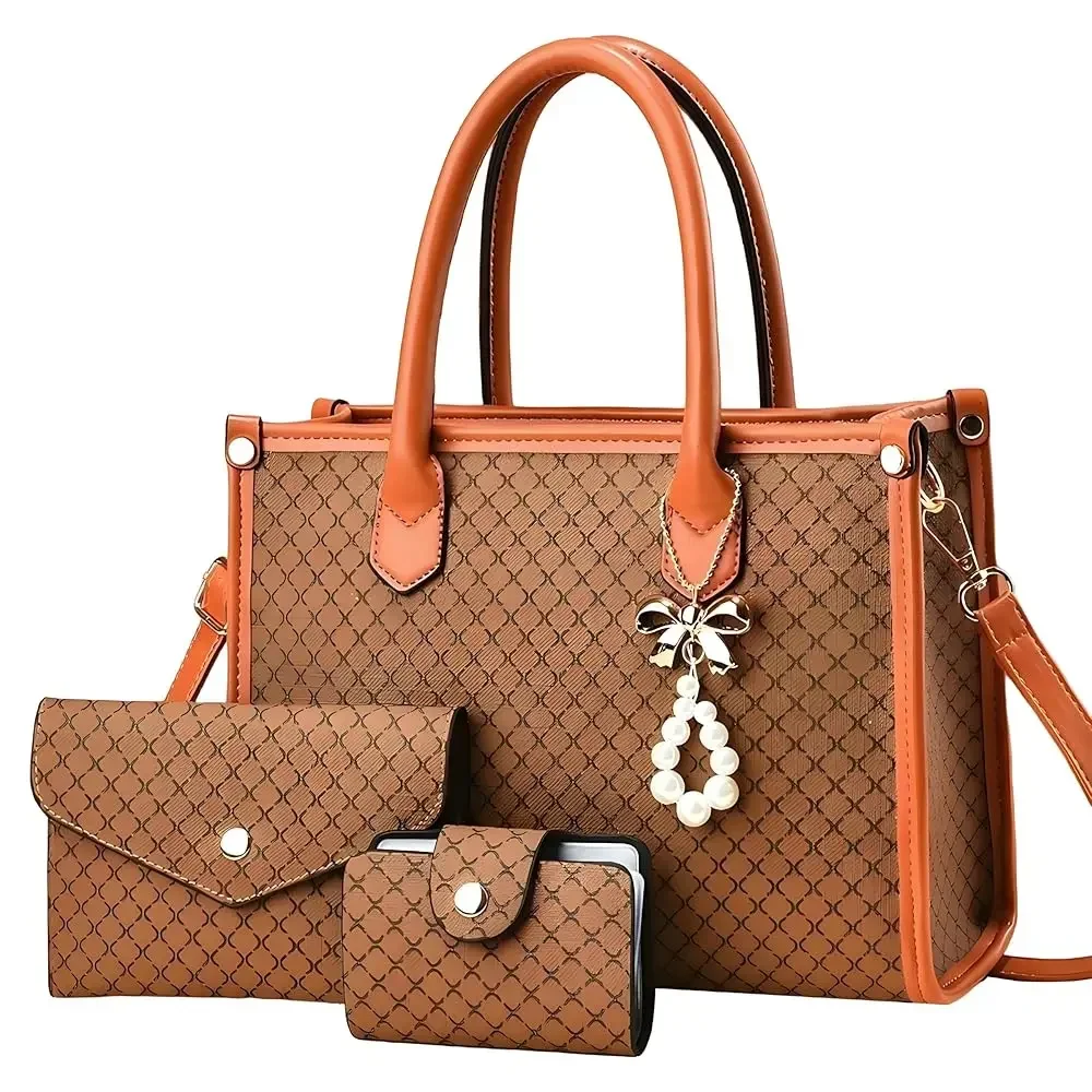 Free Shipping3pcs Purses and Handbags Set for Women, Top Handle Satchel Purse, Satchel Shoulder Bag with Wallet and Card Purse
Free Shipping3pcs Purses and Handbags Set for Women, Top Handle Satchel Purse, Satchel Shoulder Bag with Wallet and Card Purse