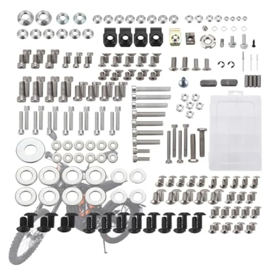 Light Bee Motorcycle Full Body Screws Fairing Bolts Kit Body Screws Nuts for Light Bee Sur-Ron Sur Ron S X260 X160 X260 X160 El
Light Bee Motorcycle Full Body Screws Fairing Bolts Kit Body Screws Nuts for Light Bee Sur-Ron Sur Ron S X260 X160 X260 X160 El