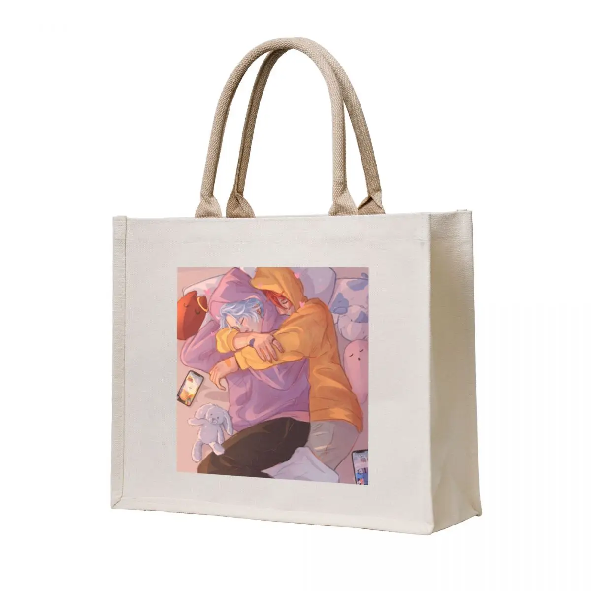 Reki and Langa Cuddling Tote Bag shopping bag logo canvas shopping bag cloth woman
Reki and Langa Cuddling Tote Bag shopping bag logo canvas shopping bag cloth woman