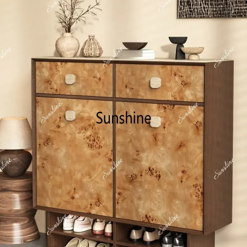 Medieval style solid wood home shoe cabinet retro style natural solid wood home locker
Medieval style solid wood home shoe cabinet retro style natural solid wood home locker