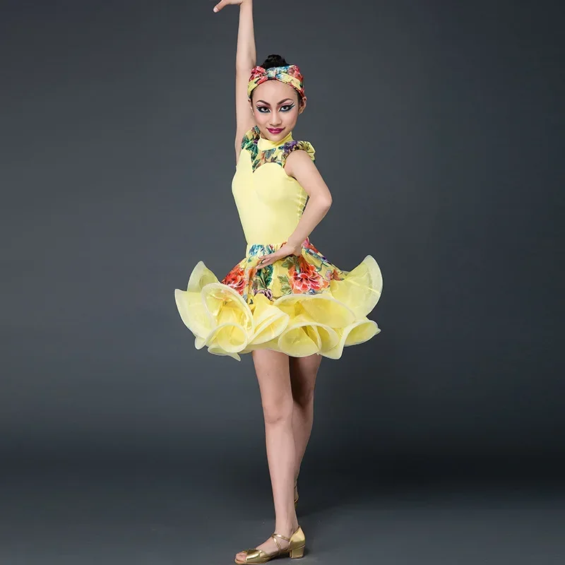 Children Latin Dance Dress for Girls Competition performance practice Dresses woman Waltz/tango / Cha Cha Ballroom Dance Costume
Children Latin Dance Dress for Girls Competition performance practice Dresses woman Waltz/tango / Cha Cha Ballroom Dance Costume
