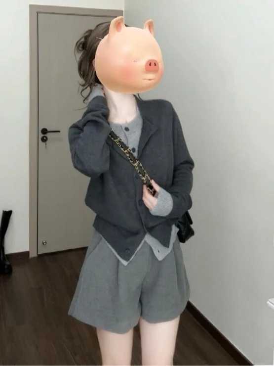 Ay Splice Вязаный свитер Jaet Женский ort Sle 2025 Ранняя осень New Faion Slim Fit College Sle Long Sve круглый...
Ay Splice Вязаный свитер Jaet Женский ort Sle 2025 Ранняя осень New Faion Slim Fit College Sle Long Sve круглый...