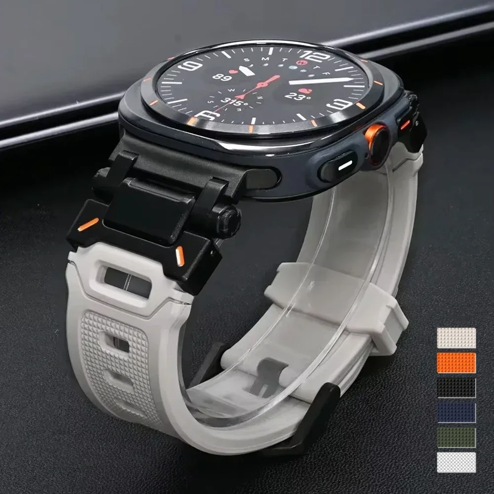 Ремешок резиновый из нержавеющей стали для Samsung Galaxy Watch Ultra 47 мм, спортивный браслет для SAMSUNG ULTRA 47, без зазора, мужской браслет
Ремешок резиновый из нержавеющей стали для Samsung Galaxy Watch Ultra 47 мм, спортивный браслет для SAMSUNG ULTRA 47, без зазора, мужской браслет