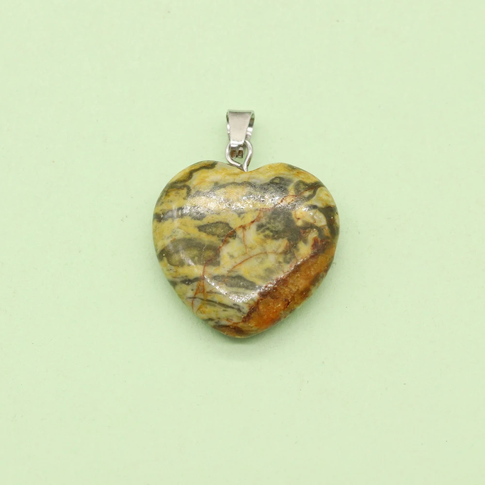 Classic Natural Stone Pendant 20X23mm Heart Shape Stone Painted Charms 2 Pcs DIY Romantic Necklace Earring Jewelry Accessory
Classic Natural Stone Pendant 20X23mm Heart Shape Stone Painted Charms 2 Pcs DIY Romantic Necklace Earring Jewelry Accessory