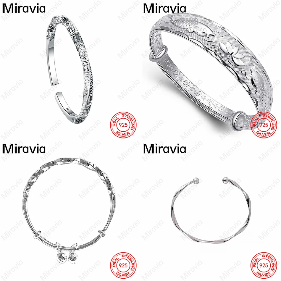 Miravia 925 Sterling Silver Water Ripple Wave Bracelet Woman Charm Cute Birthday Gift Jewelry
Miravia 925 Sterling Silver Water Ripple Wave Bracelet Woman Charm Cute Birthday Gift Jewelry