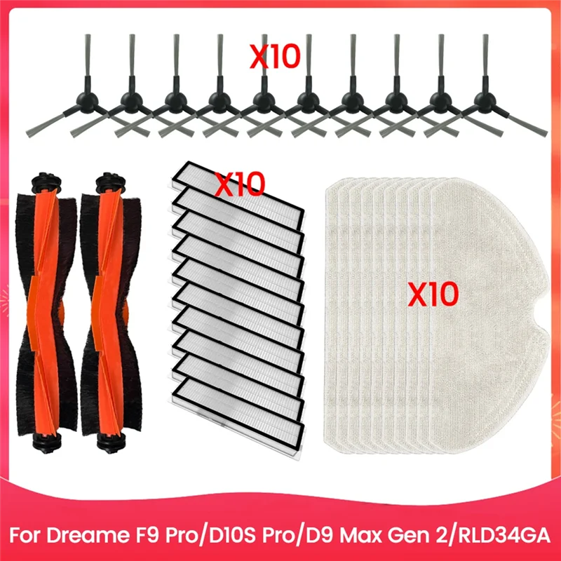 CKFAM-For Dreame F9 Pro/D10S Pro/D9 Max Gen 2/RLD34GA Main Side Brush Mop Cloth Hepa Filter Efficient Cleaning Spare Parts
CKFAM-For Dreame F9 Pro/D10S Pro/D9 Max Gen 2/RLD34GA Main Side Brush Mop Cloth Hepa Filter Efficient Cleaning Spare Parts
