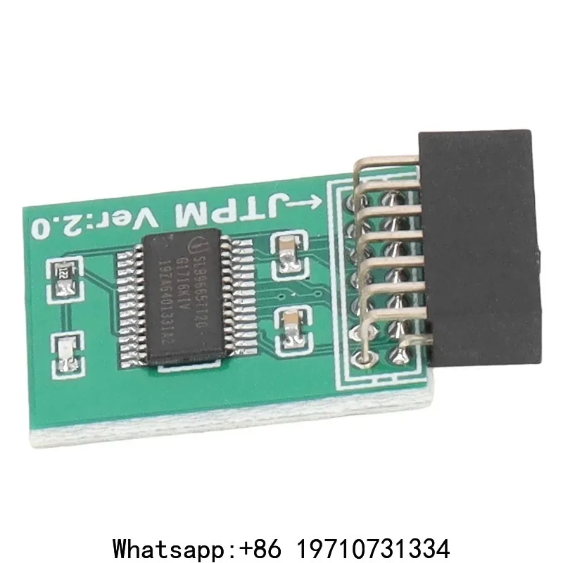 14 Pin LPC Interface TPM Module Board for MSI TPM 2.0 Strong Encryption for Win11 Green for MSI TPM2.0 TPM Module
14 Pin LPC Interface TPM Module Board for MSI TPM 2.0 Strong Encryption for Win11 Green for MSI TPM2.0 TPM Module