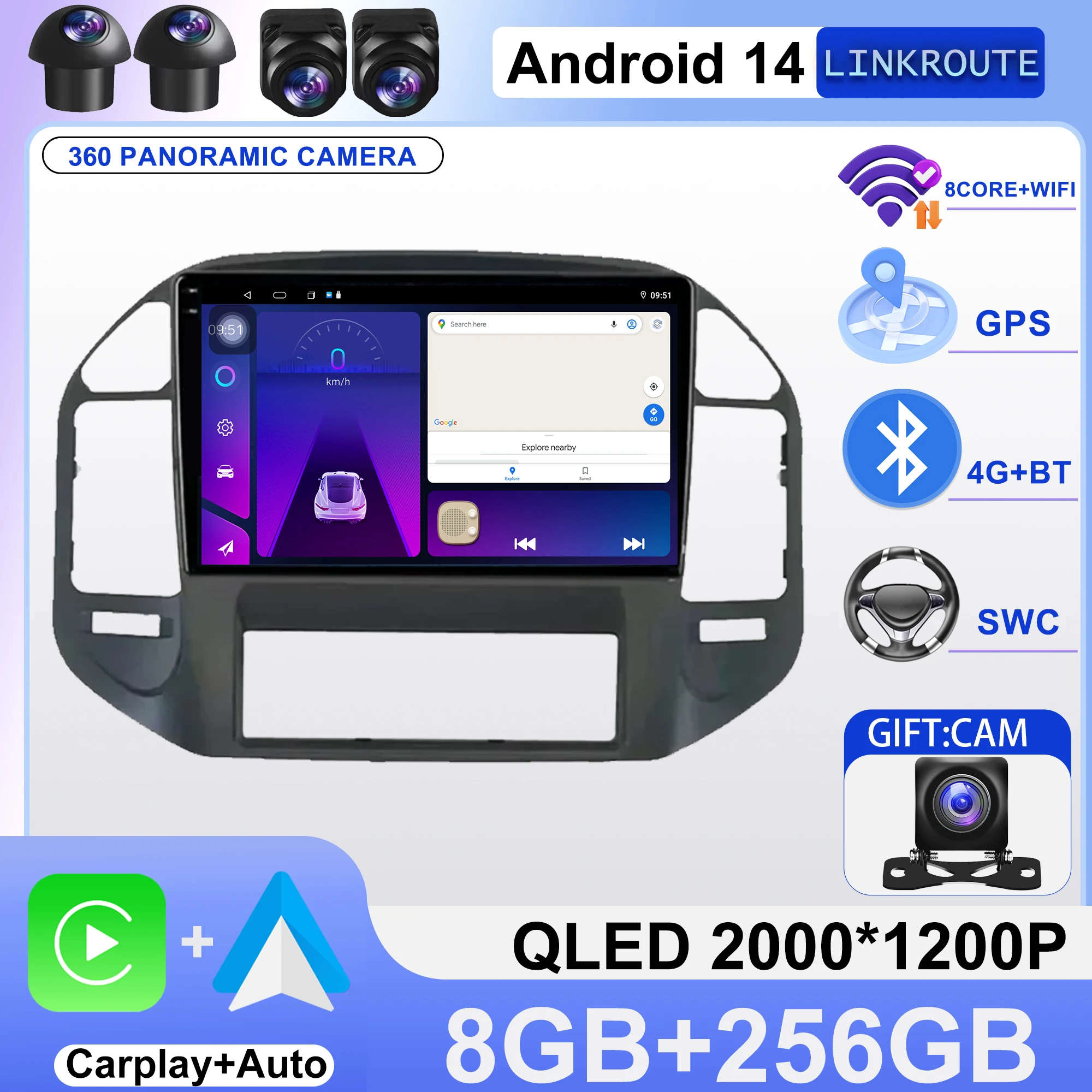 Car Android For Mitsubishi Pajero 3 V70 V60 1999-2006 Auto Radio Stereo Multimidia Video Player GPS Navigation Carplay 2din DVD
Car Android For Mitsubishi Pajero 3 V70 V60 1999-2006 Auto Radio Stereo Multimidia Video Player GPS Navigation Carplay 2din DVD