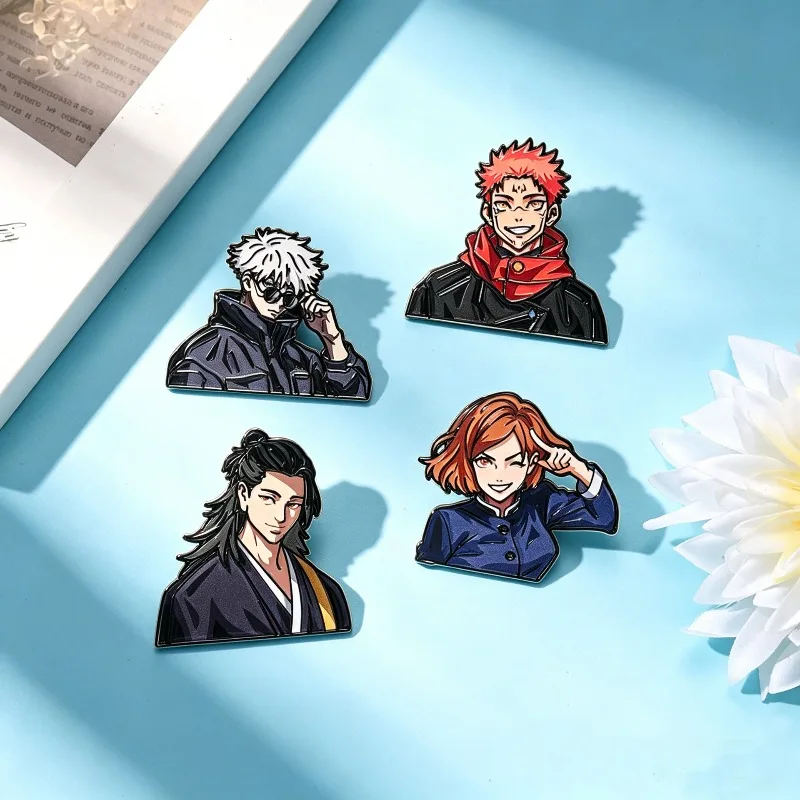 Jujutsu Kaisens Exquisite Anime Character Metal Badge Pins Fashion Decorative for Clothes Backpacks and Bags
Jujutsu Kaisens Exquisite Anime Character Metal Badge Pins Fashion Decorative for Clothes Backpacks and Bags