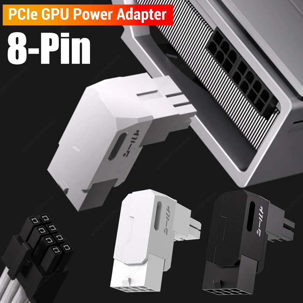 8-контактный адаптер питания PCIe для видеокарты с угловым разъемом 90 градусов, адаптер для подключения видеокарты к настольному ПК
8-контактный адаптер питания PCIe для видеокарты с угловым разъемом 90 градусов, адаптер для подключения видеокарты к настольному ПК