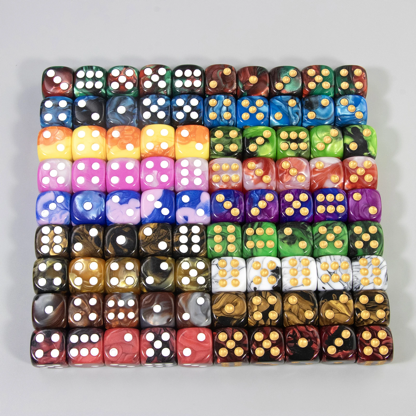6pcs 16mm Dice Set Mixing Colour D6 Game Dice for TRPG Tabletop Game and Math Teaching
6pcs 16mm Dice Set Mixing Colour D6 Game Dice for TRPG Tabletop Game and Math Teaching