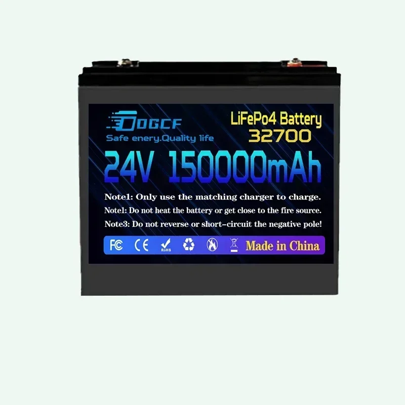 24V 150AH LiFePO4 32700 Battery Built-in 120A BMS RV Rechargeable Lithium Iron Phosphate, Solar Marine Overland Off-Grid Battery
24V 150AH LiFePO4 32700 Battery Built-in 120A BMS RV Rechargeable Lithium Iron Phosphate, Solar Marine Overland Off-Grid Battery