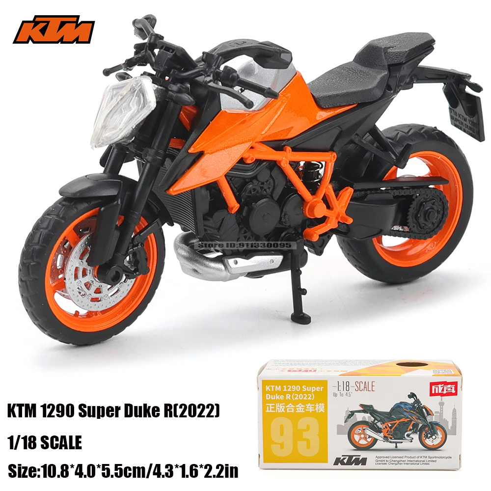 MSZ CCA 1:18 KTM 1290 Super Duke, классический мотоцикл, модель автомобиля из сплава, детский игрушечный автомобиль, литая под давлением модель мотоцикла, игрушки, подарки
MSZ CCA 1:18 KTM 1290 Super Duke, классический мотоцикл, модель автомобиля из сплава, детский игрушечный автомобиль, литая под давлением модель мотоцикла, игрушки, подарки