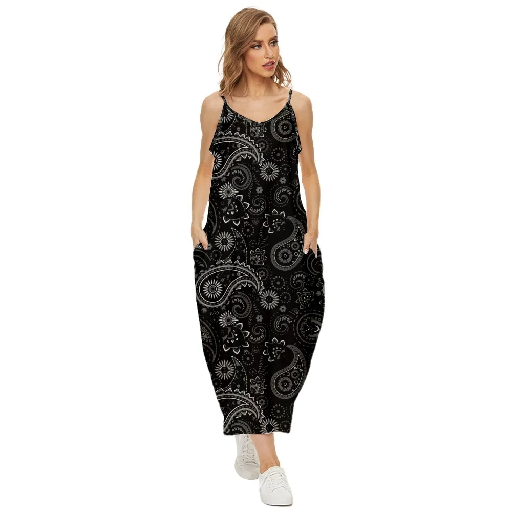 Women Cashew flowers Printed Dress Halter Neck Summer Sleeveless Midi Backless Loose Party Sexy Dresses Beach Streetwea
Women Cashew flowers Printed Dress Halter Neck Summer Sleeveless Midi Backless Loose Party Sexy Dresses Beach Streetwea