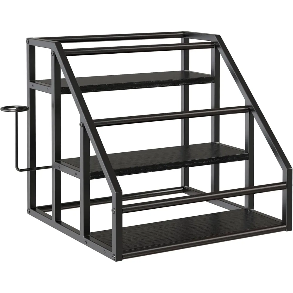 coffee syrup rack organizer, 3 tier countertop storage shelves, kitchen storage, 12 syrup bottle stand holder for wine, liquor,
coffee syrup rack organizer, 3 tier countertop storage shelves, kitchen storage, 12 syrup bottle stand holder for wine, liquor,