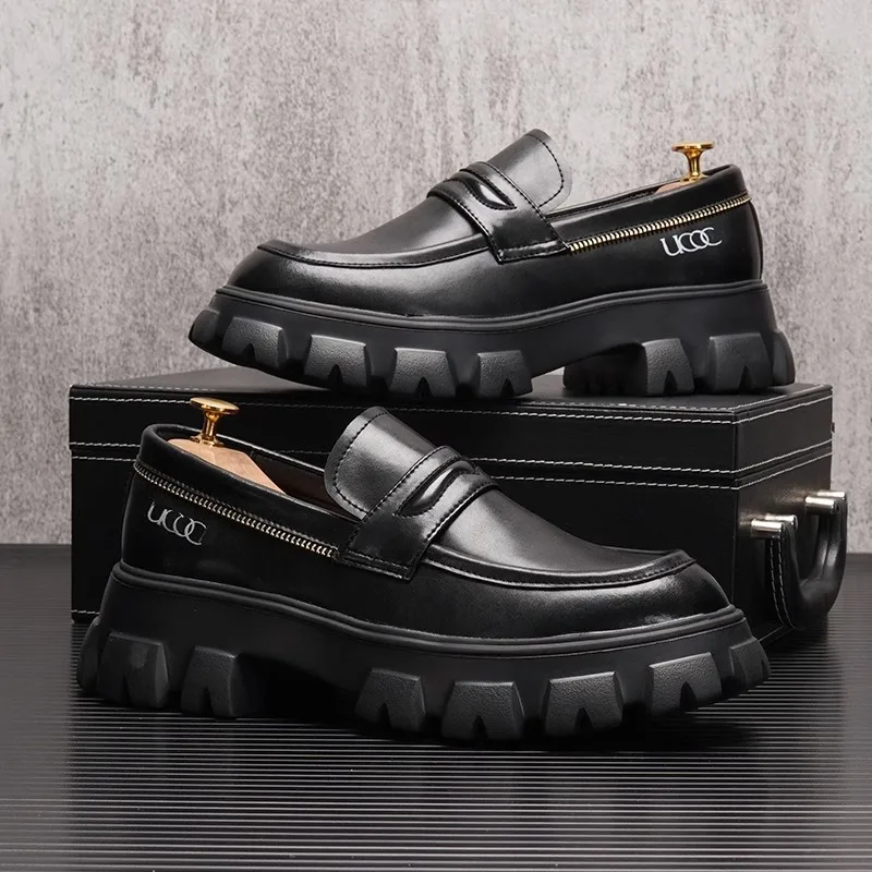 2023 New Trend Thick Sole Elevated Genuine Leather Casual Leather Shoes for Men's Summer Breathable
2023 New Trend Thick Sole Elevated Genuine Leather Casual Leather Shoes for Men's Summer Breathable