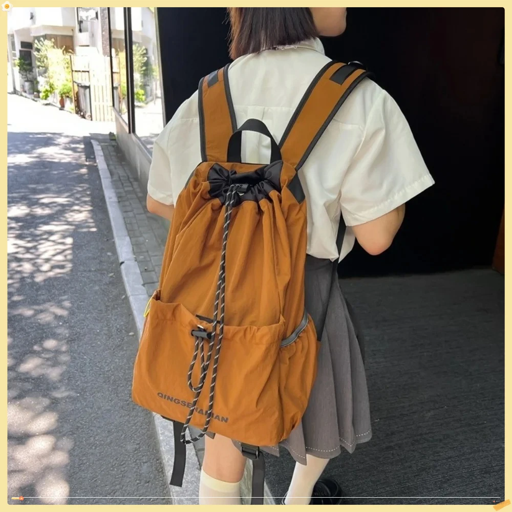 Trendy Outdoor Sports Simple Lightweight Waterproof Dstring Hiking Traveling School Laptop Bag for College Students
Trendy Outdoor Sports Simple Lightweight Waterproof Dstring Hiking Traveling School Laptop Bag for College Students