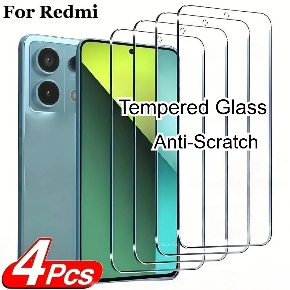 4Pcs Clear Tempered Glaas for Xiaomi Redmi 13 14C 5G 15 Tempered Screen Protector for Redmi 13C 15 15C 4G 13X Anti-Shatter Glass
4Pcs Clear Tempered Glaas for Xiaomi Redmi 13 14C 5G 15 Tempered Screen Protector for Redmi 13C 15 15C 4G 13X Anti-Shatter Glass