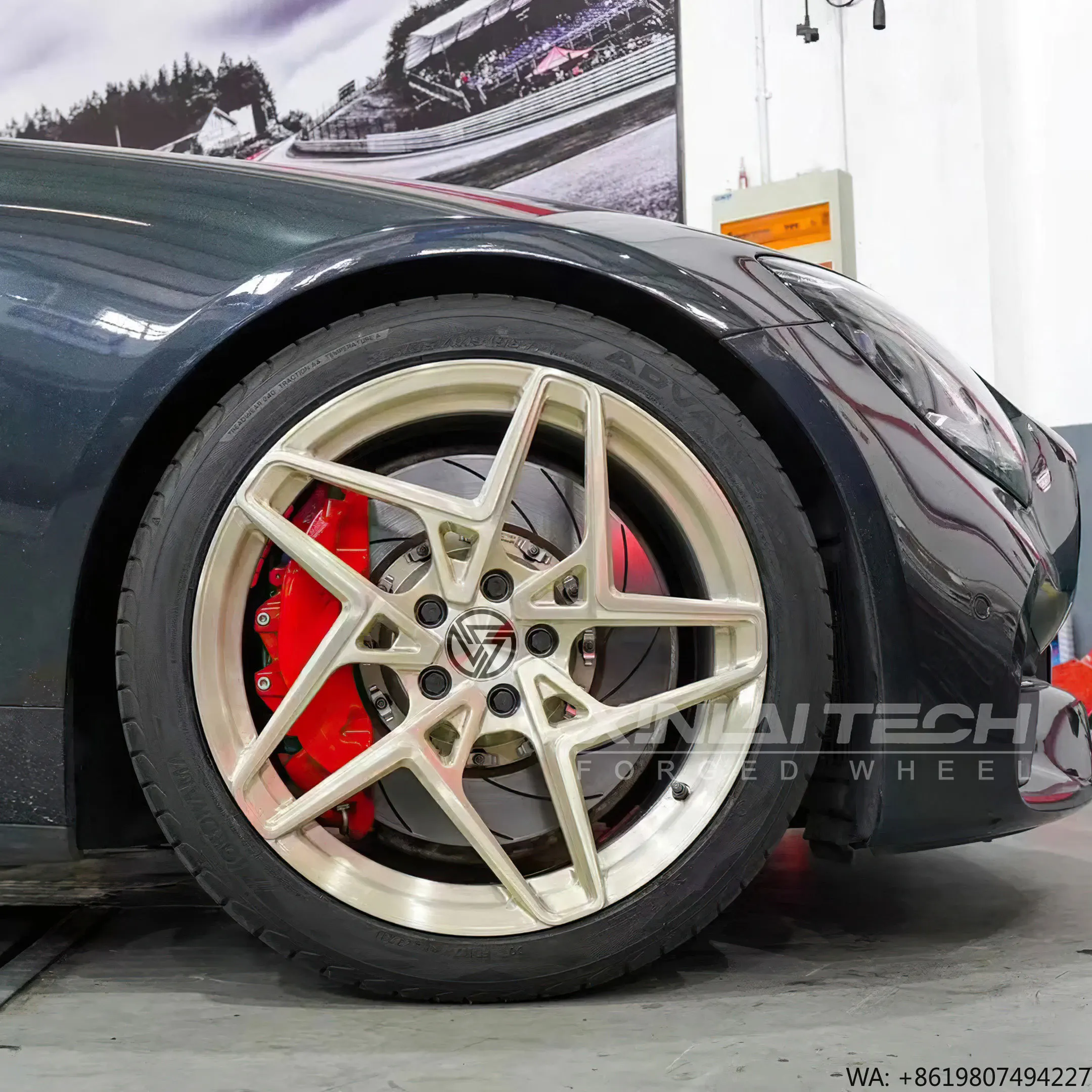 17-21 Inch Bronze Custom Forged Monoblock Wheels Multi PCD 5x108 5x112 5x114.3 Universal Luxury Sports Car Rims
17-21 Inch Bronze Custom Forged Monoblock Wheels Multi PCD 5x108 5x112 5x114.3 Universal Luxury Sports Car Rims