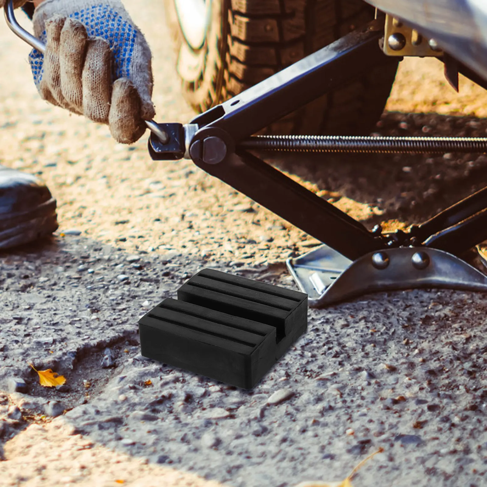 Universal Jack Rubber Pad Square Thick Durable Anti-Slip Adapter Block Car Auto Jacking Lift Frame Protector Support
Universal Jack Rubber Pad Square Thick Durable Anti-Slip Adapter Block Car Auto Jacking Lift Frame Protector Support